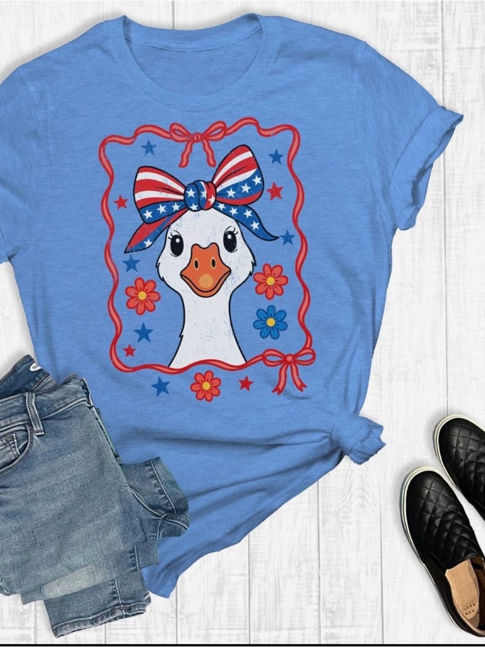 Patriotic 🇺🇸Goose 🪿 T-shirt